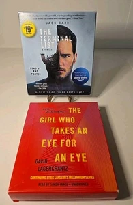 Terminal List A Thriller Jack Carr Audiobook & Girl Who Takes An Eye For An Eye - Picture 1 of 5