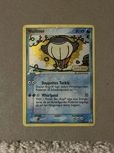 Wailmer Reverse Stamp Pokemon 2006 EX Legend Maker German 69 Full Holo Bleed LP - Picture 1 of 12