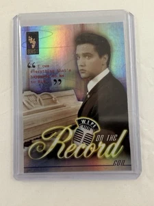 2007 Press Pass Elvis Is On the Record Holofoil Card #OR4 God - Picture 1 of 2