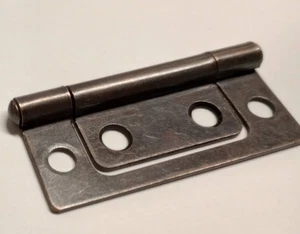 Bisagras de gabinete sin mortaja de 10 PIEZAS tamaño 2" de largo. Hoja para material de 3/4". - Imagen 1 de 4