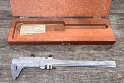 STARRETT  #123-8"  Master Vernier Caliper  Slightly used-New with Original box - Image 1 of 4