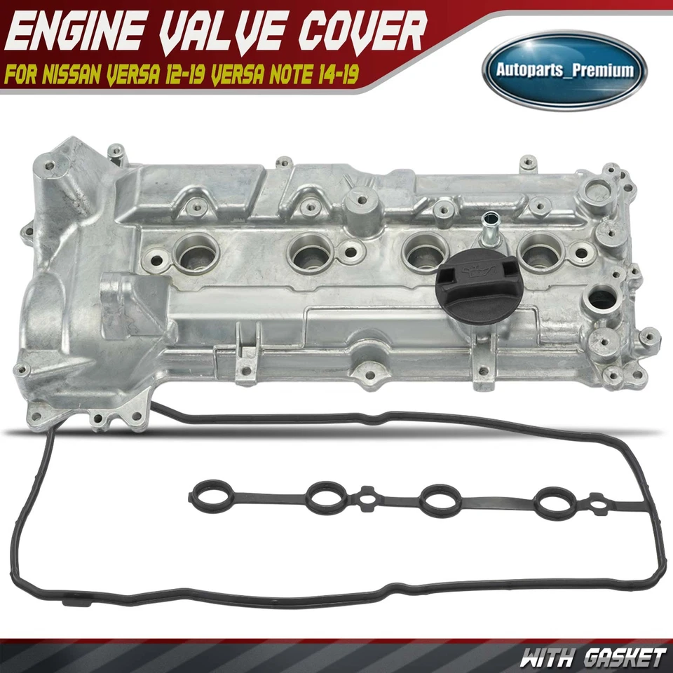 Cubierta de válvula de motor con junta y tapa para Nissan Versa 2012-2019 Versa Note 14-19 Foto 1 de 4