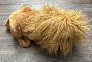 Folkmanis Folktails Lion Puppet Full Body Plush Stuffed Yellow Eyes CLEAN 15” - Picture 1 of 11