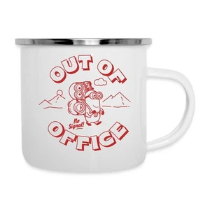 Minions Merch Out Of Office Licensed Camper Mug, One Size, white - Picture 1 of 4
