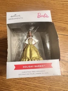Schwarze Barbie Christmas Hallmark Ornament 2023 Mattel - Bild 1 von 5