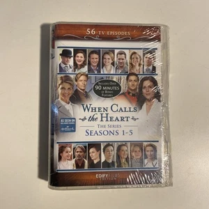 When Calls the Heart Seasons 1-5, 12 DVDs Sealed, Damaged Case - Foto 1 di 5