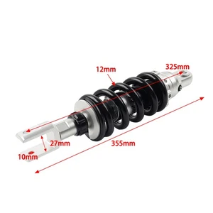 12MM Feder 325MM MotorradStoßdämpfer hinten für Suzuki GSF1200 BANDIT 01-06 GZ - Bild 1 von 9