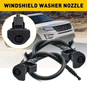 2 piezas Fit Ford 2011-2018 limpiaparabrisas lavadora explorador boquilla pulverizador chorros - Imagen 1 de 8