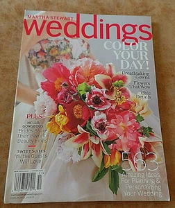 Martha Stewart Weddings Planning & Personalizing; Gowns; Flowers; Spring 2015 NF - Picture 1 of 1