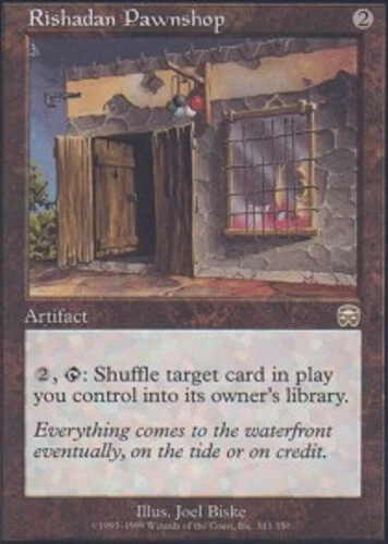 MTG - Rishadan Pawnshop - Mercadian Masques - NM, English Magic FLAT RATE SHIP - Image 1 of 1