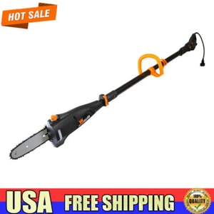 8-Inch 6.5A Electric Telescoping Pole Saw w/ 13.5-Ft Overhead Reach Garden Tool - Picture 1 of 5