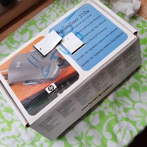 HP JetDirect 310X External Ethernet Print Server OPEN BOX J6038A MINT RETRO - Photo 1/9