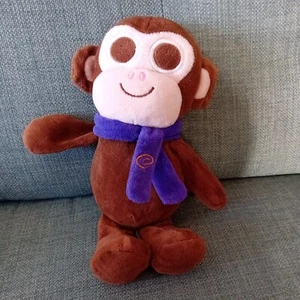Cadbury's SCHOKOLADENKNÖPFE 10" AFFE Bettdecke PLÜSCHTIER Stofftier * LILA SCHAL - Bild 1 von 3