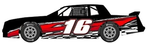Race Car Wrap, imca,4 cyl,streetstock,late model,openwheels,graphics, wrap, ect - Picture 1 of 2