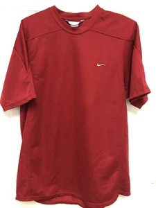 Men's NIKE Pro Training Pull-On Crewneck Light Weight Poly Shirt Sz L! - Picture 1 of 8