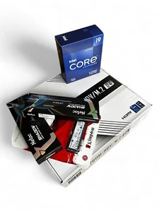 Intel i9 12900KF Sixteen Core 3.2Ghz Asrock B760M 2TB M.2 64GB DDR4 Motherboard - Afbeelding 1 van 17
