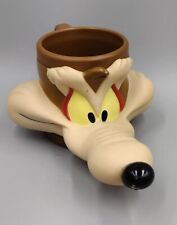 Wile E Coyote Mug Warner Bros 1993 Looney Tunes Cartoon Cup Christmas Gag Gift