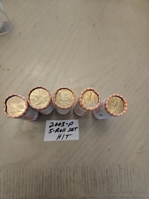 2003-P State Quarters Set US Mint Uncirculated Bank Roll's x 5 AL IL ME AR MO - Image 1 of 4