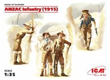ICM 35685 ANZAC Infantry (1915) (WWI) (4 figures) 1:35 Figure Model Kit