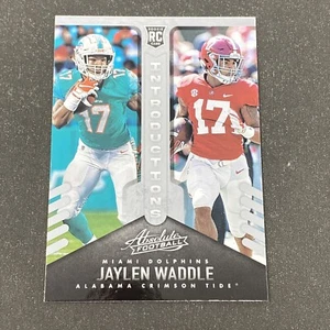 Jaylen Waddle Rookie Card 2021 Absolute INTRODUCTIONS Insert #INT-6 Panini - Bild 1 von 2