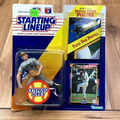 UNOPENED Starting Lineup 1992 Todd Van Poppel Athletics Action Figure Cover