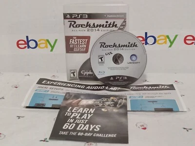 Rocksmith 2014 Edition PS3 (Sony Playstation 3) With Manual Learn Guitar  - Image 1 of 4