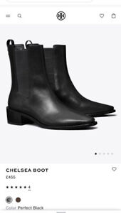 Tory Burch Size 7  Boot 143257 Ale gee Calf - Vachetta - Smooth New!