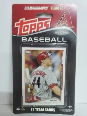 2014 Topps Baseball Arizona Diamondbacks Team Set Blister Pack 17 cards MLB - Image 1 of 4