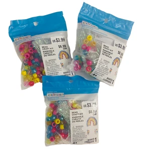Creatology Beads Kit Artigianato Fai da Te Lotto di 3 Confezioni Multicolore Ponybeads Stelle - Foto 1 di 6