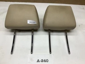 2007 BMW 328XI SEDAN FRONT HEADREST LEATHER DAKOTA BEIGE - Picture 1 of 12