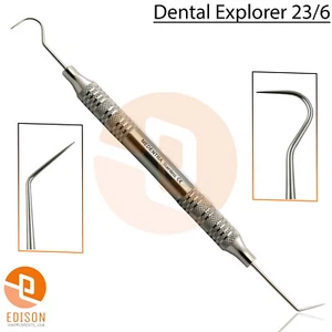 Dental Endodontic Explorer 23/6 Hook Tip Tartar Remover Diagnostic Instruments - Picture 1 of 2