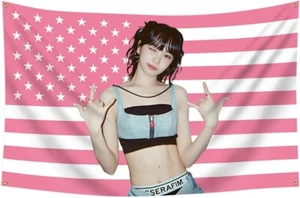 Chae won American Flag Kpop Music Flag 3x5ft Trucks Sign Garage Shop Wall Decor - Picture 1 of 7