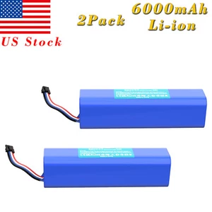 2x 14,4V 6000mAh Akku für Dreame P2150-4S2P-MMBK D10 D10 Plus D10s D9 F9 L10 - Bild 1 von 12