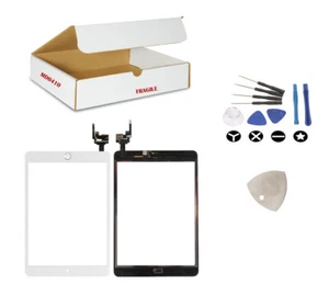 Repuesto Fit iPad Mini 3 Blanco Digitalizador Táctil Pantalla de Vidrio Chip IC - Imagen 1 de 1