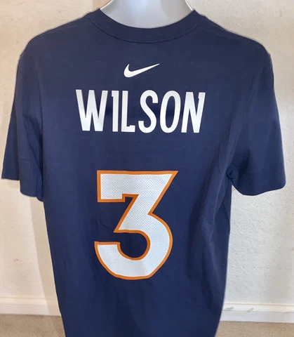 DENVER BRONCOS RUSSELL WILSON #3 JERSEY STYLE T-SHIRT, SIZE:M, NWT Cover
