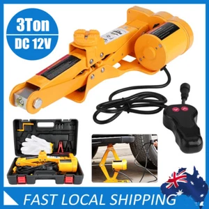 4X 3 Ton Automotive Car Electric Jack Lifting Scissor Jack 12V Remote Hoist SUV - Picture 1 of 12