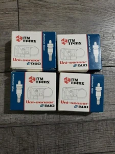 *Set Of 4* ITM TPMS Programmable Sensor 315MHz 433MHz Aluminum Valve 08017D - Picture 1 of 8