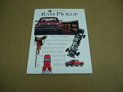 1995 Dodge Ram pickup truck 1500 2500 LT ST Laramie DELUXE sales brochure - Изображение 1 из 4