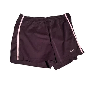 Nike Running Shorts Youth Large 12-14 Black White - Picture 1 of 3