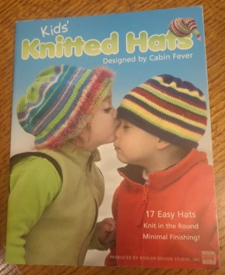 LA- Knitting Pattern Hats Children NB to 6 Years Knit in the Round 17 Designs - Image 1 of 2