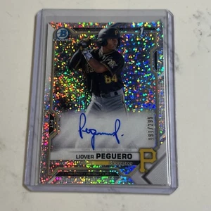 2021 Bowman Chrome Prospect Speckle Refractor /299 Liover Peguero #CPA-LP Auto - Picture 1 of 1
