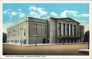 Municipal Auditorium Colorado Springs Postkarte A-97559 unbesendet - Bild 1 von 2