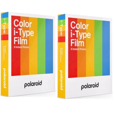 2 Pack Polaroid Instant Color Film for i-Type, Total 16 Photos