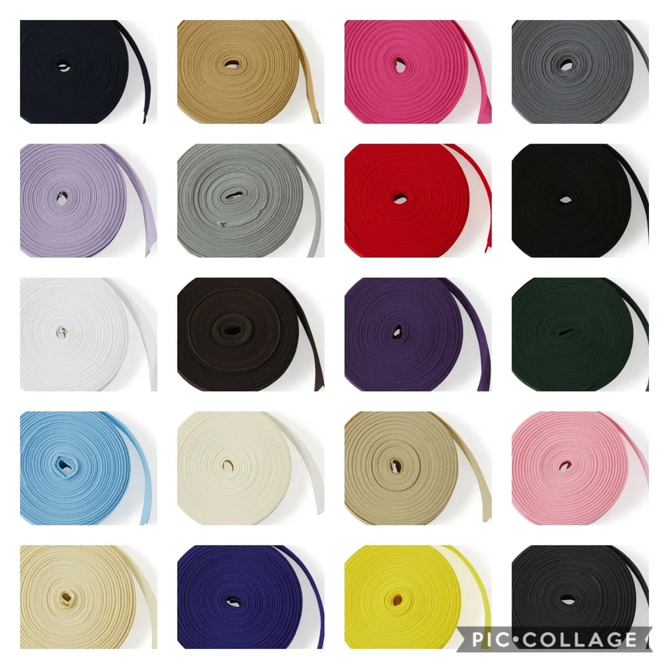 25 Meter Roll of Cotton Bias Binding Rolls 1 Inch/25mm Wide~ Various Colours  - Image 1 of 1