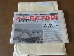 Moab Easter Jeep Safari Vintage 1993 Red Rock 4-Wheelers 27th annual Magazine - Picture 1 of 5
