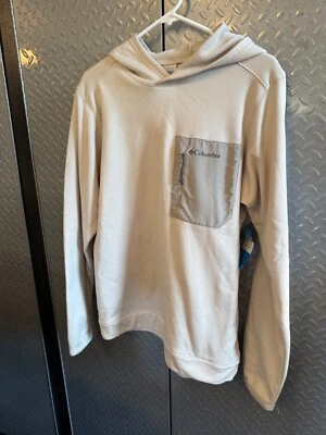 Sudadera con capucha polar que absorbe la humedad Columbia para hombre color crema S nueva sin etiquetas Foto 1 de 4
