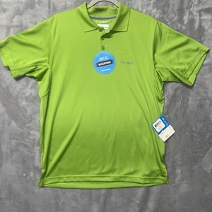 Camisa polo Columbia para hombre M verde rendimiento golf aire libre ropa deportiva - Imagen 1 de 11