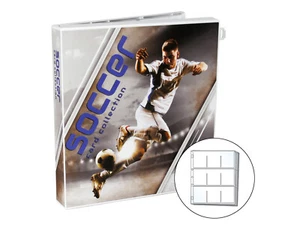 Kit de álbum de colección de tarjetas coleccionables de fútbol, 10 páginas incluidas - Imagen 1 de 11