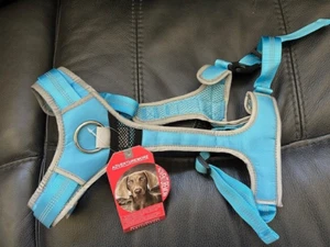 AdventureMore Dog Harness-Light Blue-Reflective-Size Extra Large-New With Tags - Picture 1 of 7
