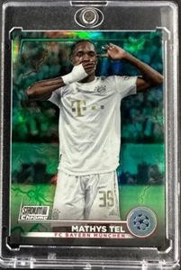 2022-23 Topps Stadium Club Chrome UEFA #39 Mathys Tel - Picture 1 of 2